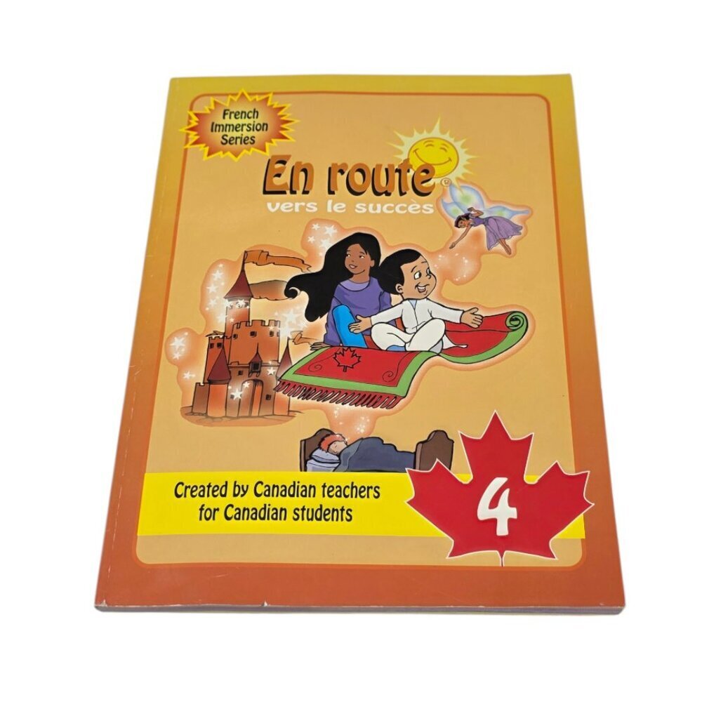 French Immersion Activity Learning Book, Grade 4